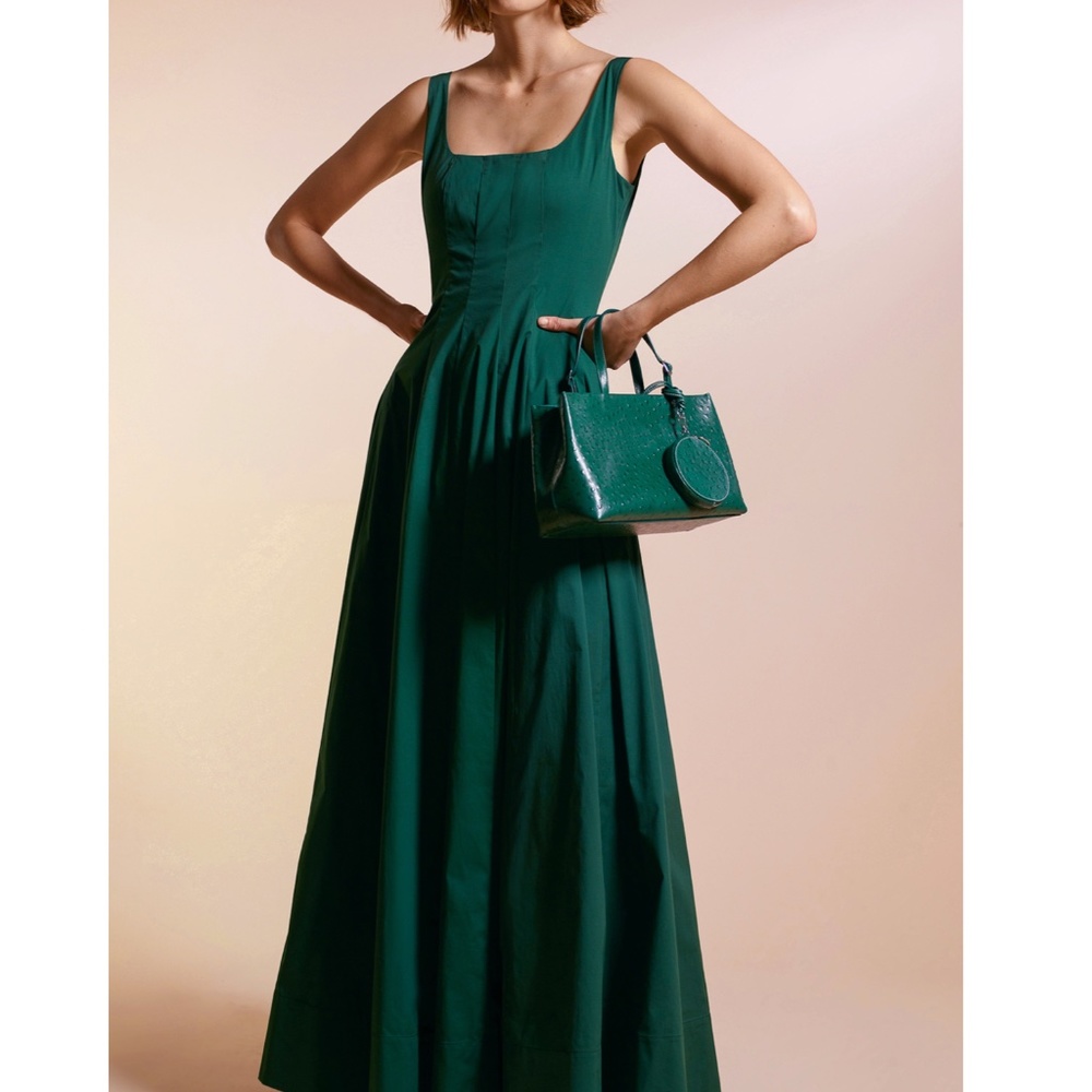 STAUD Wells Maxi Dress - Cypress